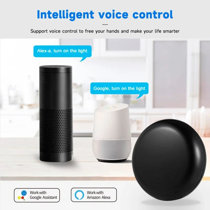 Tuya WiFi Smart IR Remote Control Smart Life APP Smart Home Remote Controller for TV DVD Air Conditioner AUD Works with Alexa