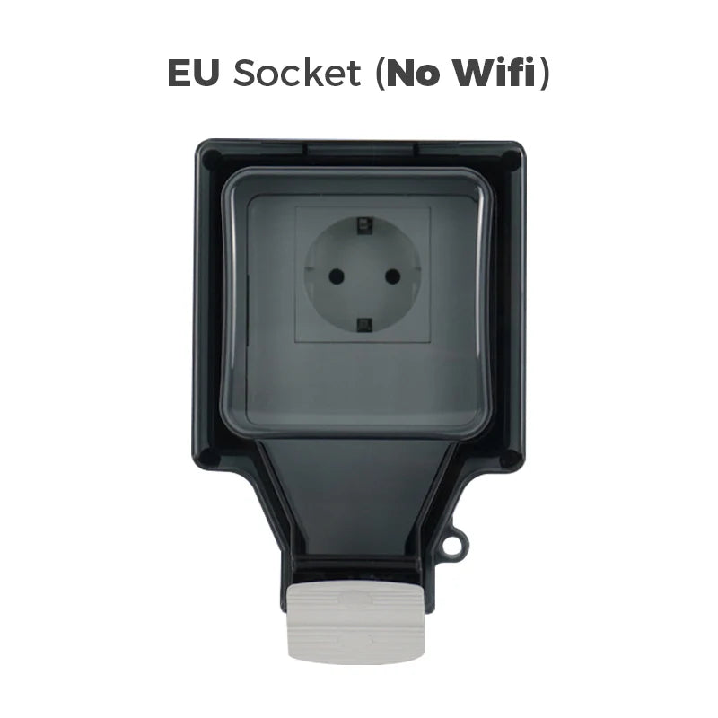 Avoir Tuya Power Socket IP66 Outdoor Wifi Smart Waterproof Socket Box Smart FR Wall Plug Socket With Timer Home Appliance 220V