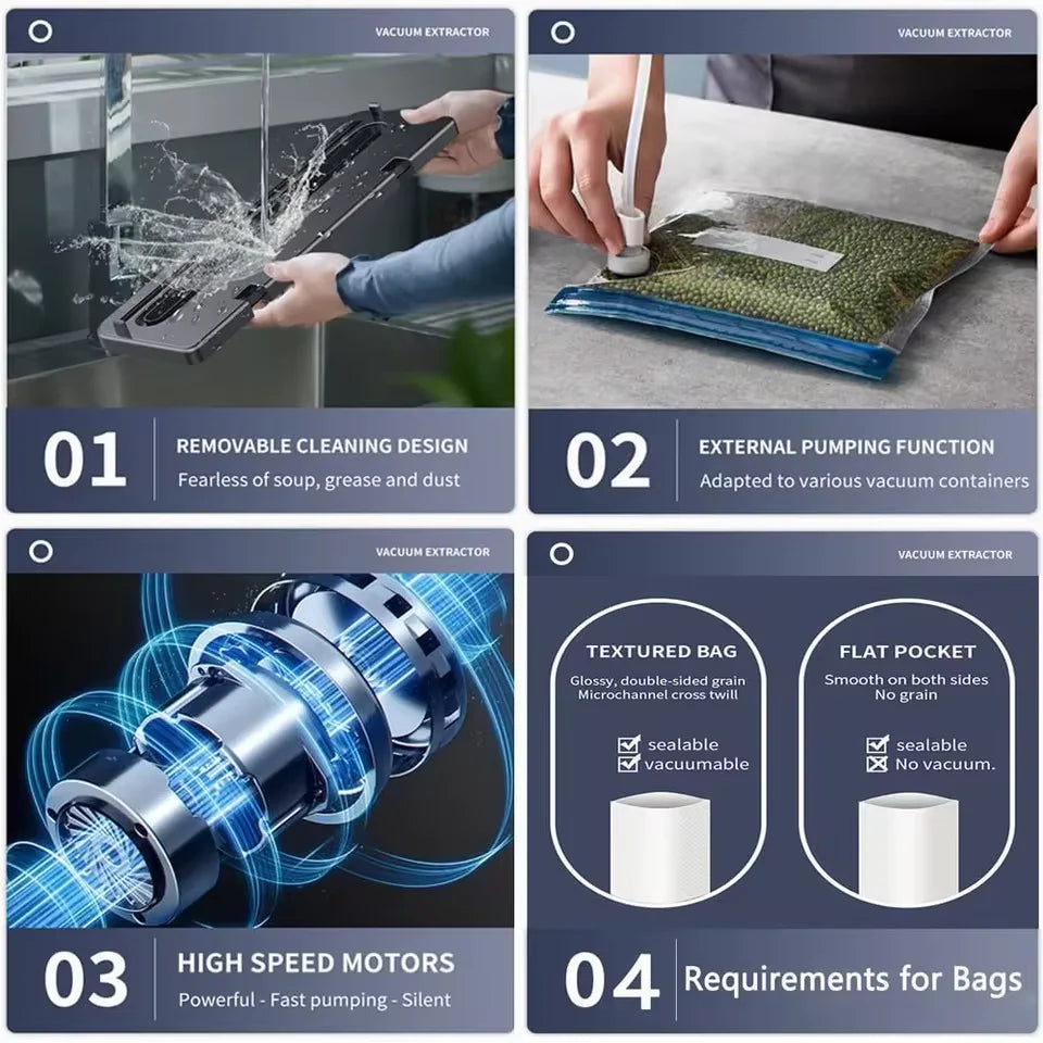 Automatic Dry-Wet Food Vacuum Sealer