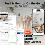 Elevated Camera Pet Feeder