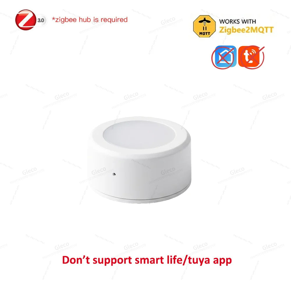 Zigbee Smart Light Sensor Illumiance Detector Real-Time LUX Brightness Monitoring Smart Home Automation For TUYA Smart Life Z2M
