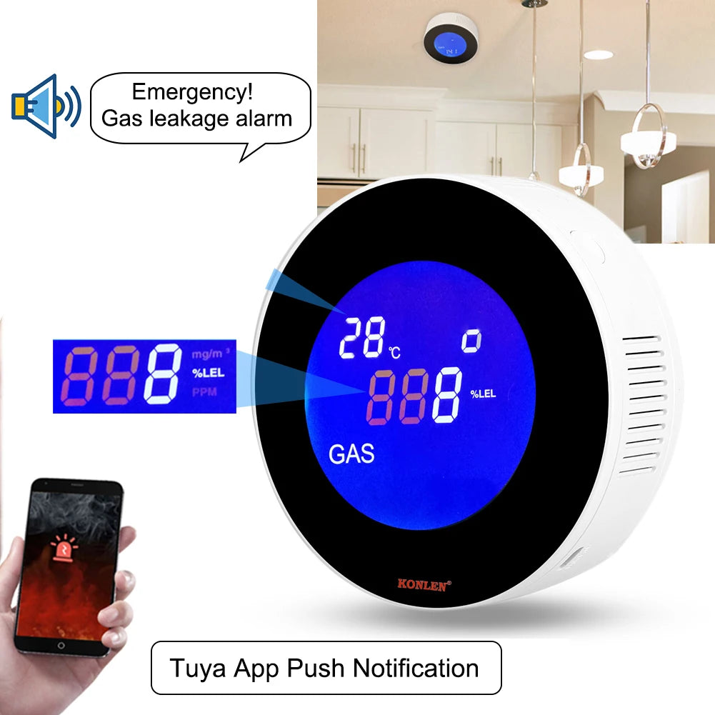 Tuya Smart Gas Leak Detector