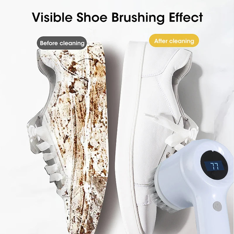 Cordless Five-Head Rotary Scrubber