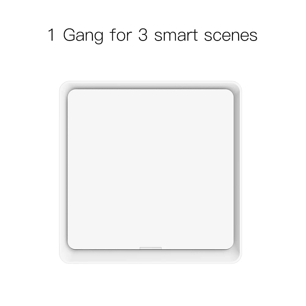 Moes ZigBee Wireless Scene Switch 12 control modes Handheld Push Button Setup Home Automation Scenario Tuya Smart Devices