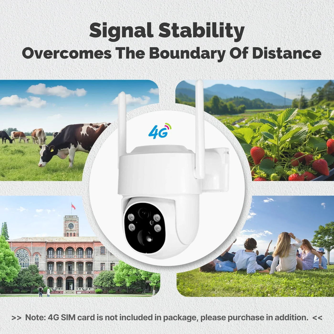 MOES 4MP Solar Security Camera