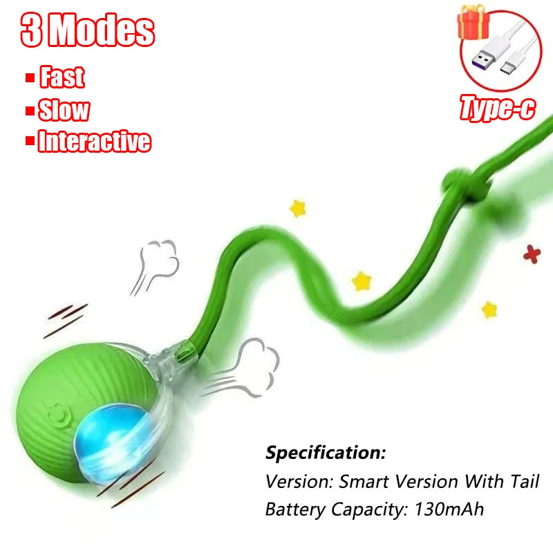 Rechargeable Rolling Cat Ball