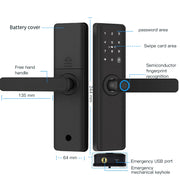 Bluetooth Fingerprint Smart Door Lock