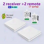 Battery-Free Wireless Smart Light Switch