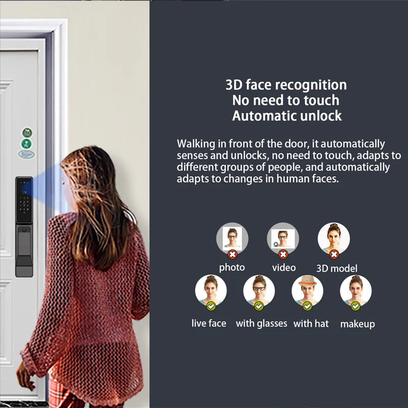 Tuya Camera Biometric Door Lock
