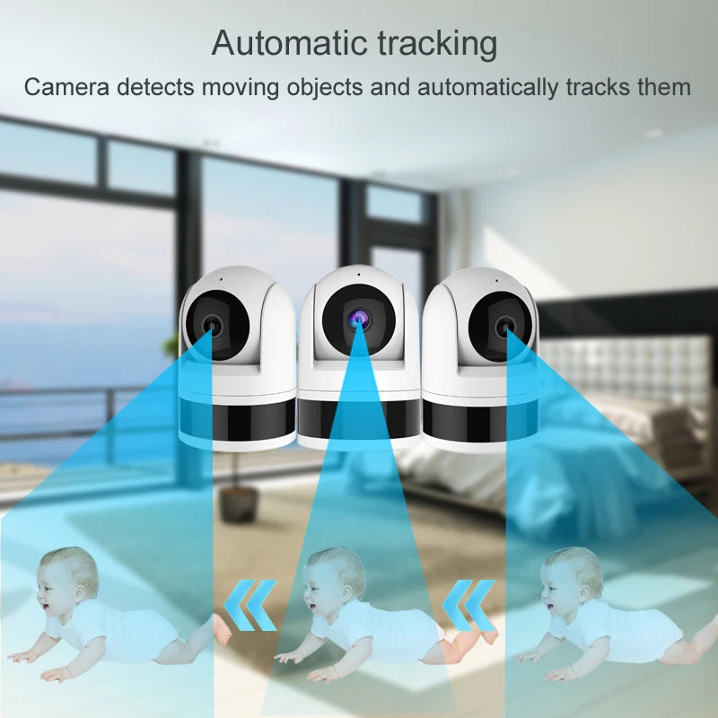 Tuya WiFi Camera 1080P Indoor Smart Life Security Camera Baby Monitoring Motion Tracking Sound Alarm Voice Intercom Night Vision