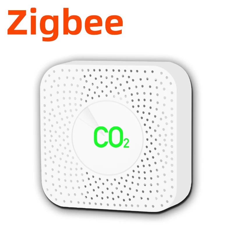 Tuya Smart WiFi/ZigBee Carbon Dioxide Meter NDIR High-Precision Real-Time Detection Intelligent Linkage Home School CO2 Detector