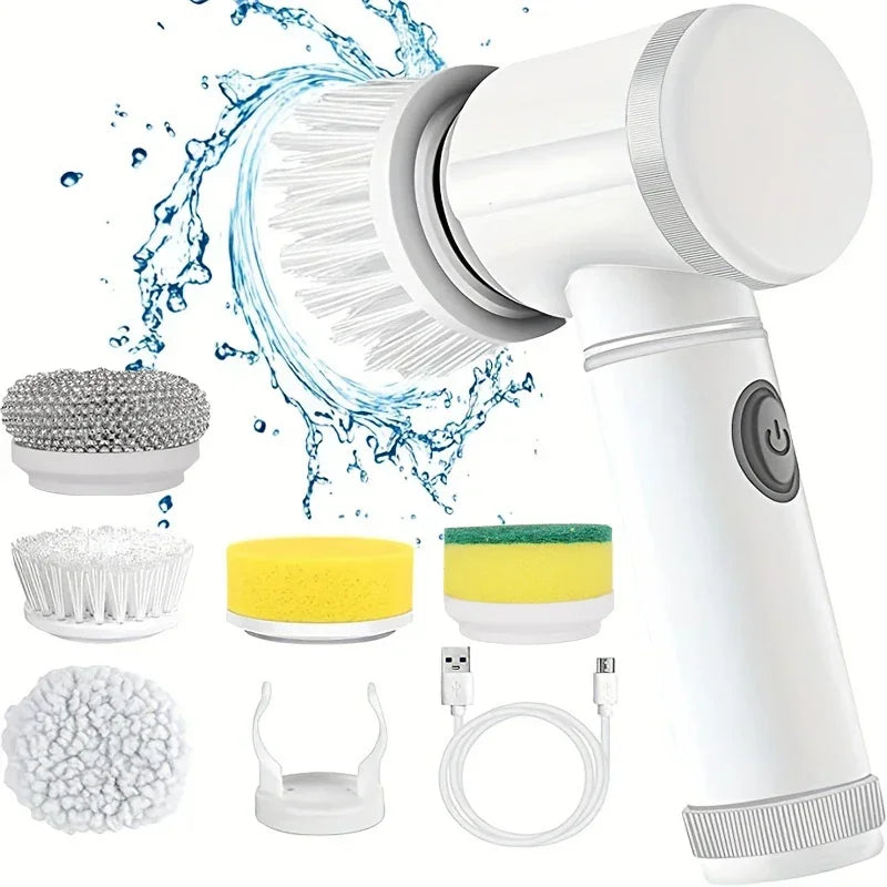 Cordless Five-Head Rotary Scrubber