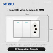 Delefu Brazil USB-C Wall Socket