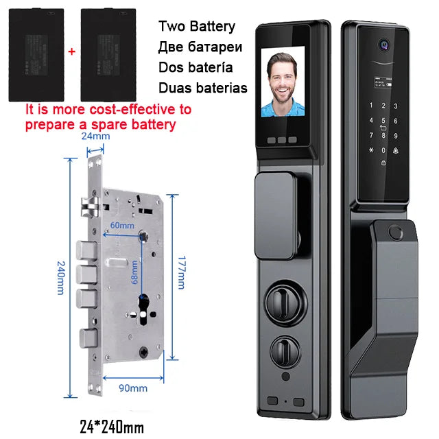 Tuya Camera Biometric Door Lock