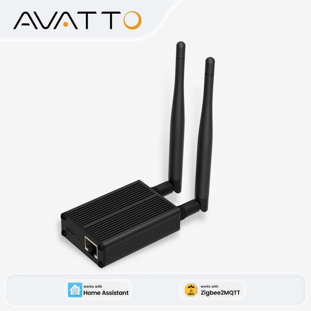 AVATTO ZigBee 3.0 Dongle To Ethernet, USB, And WiFi Gateway Coordinator,Works With Zigbee2MQTT,Home Assistant,ZHA