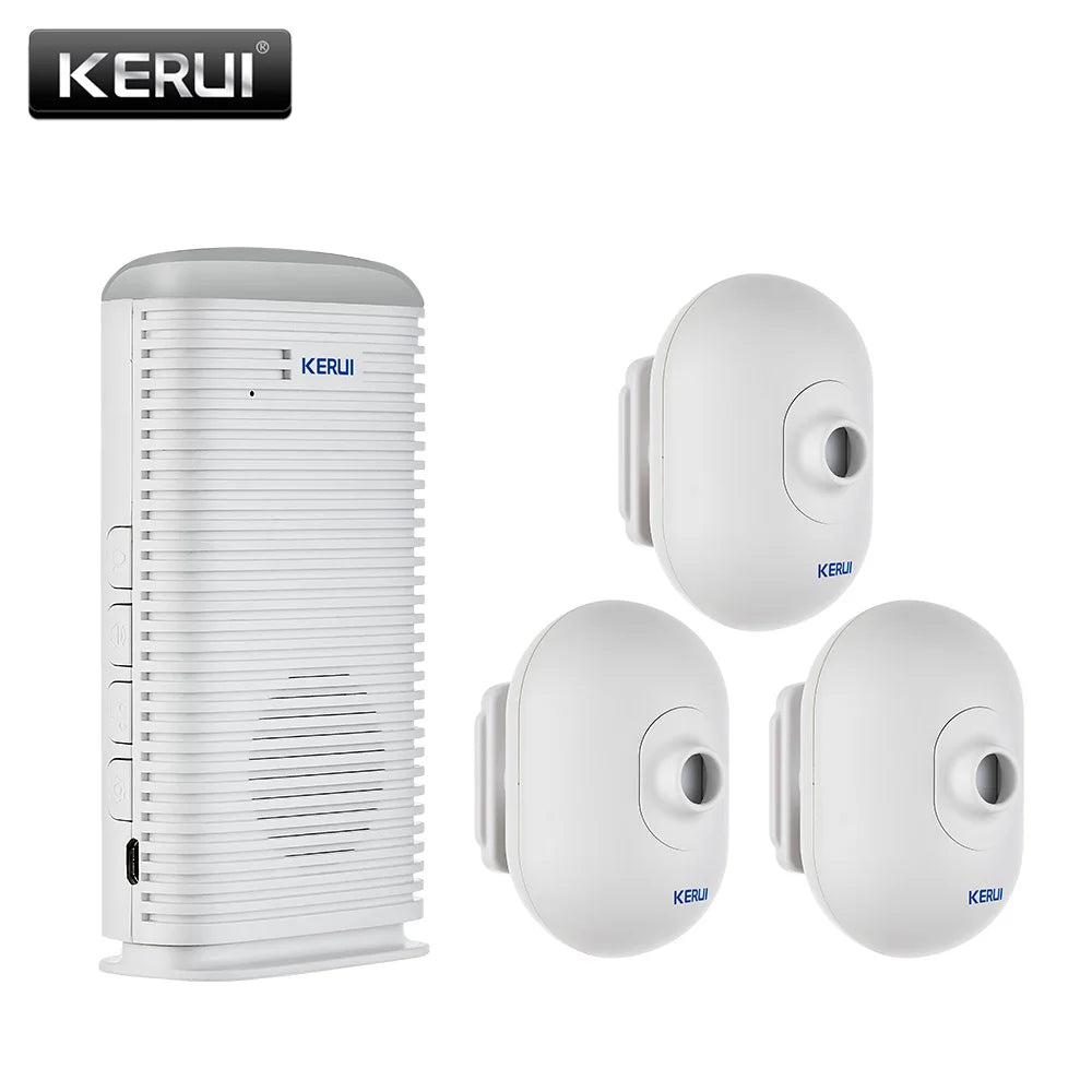 KERUI Wireless Smart Home Alarm Driveway Garage Burglar Sensor Waterproof PIR Motion Sensor Detector Security Protection System