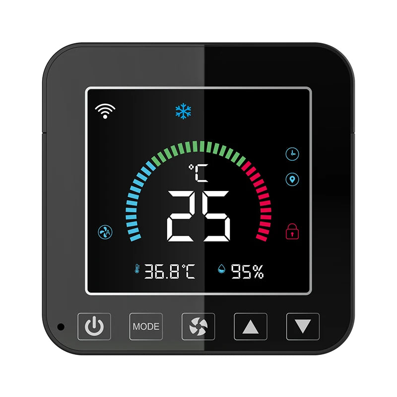 Tuya WiFi Smart Air Conditioner Controller USB Temperature Humidity Infrared Controller LCD Touch Screen for Google Home Alex