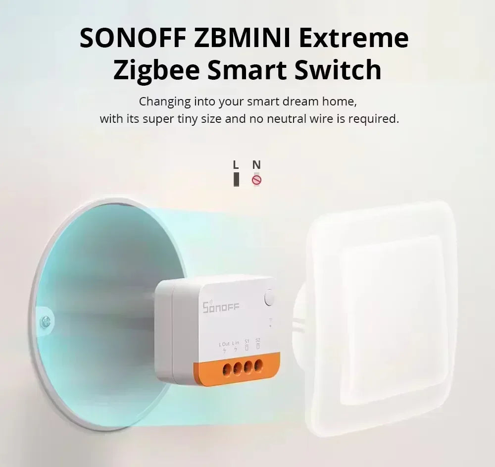 SONOFF No-Neutral Zigbee Smart Switch