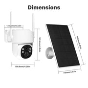 MOES 4MP Solar Security Camera