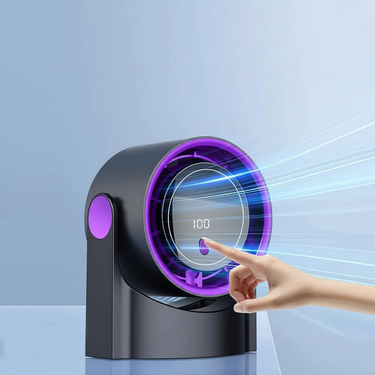 XIAOTREE 100-Speed Bladeless Desktop Fan