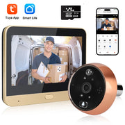 1080P WiFi Peephole Doorbell Camera