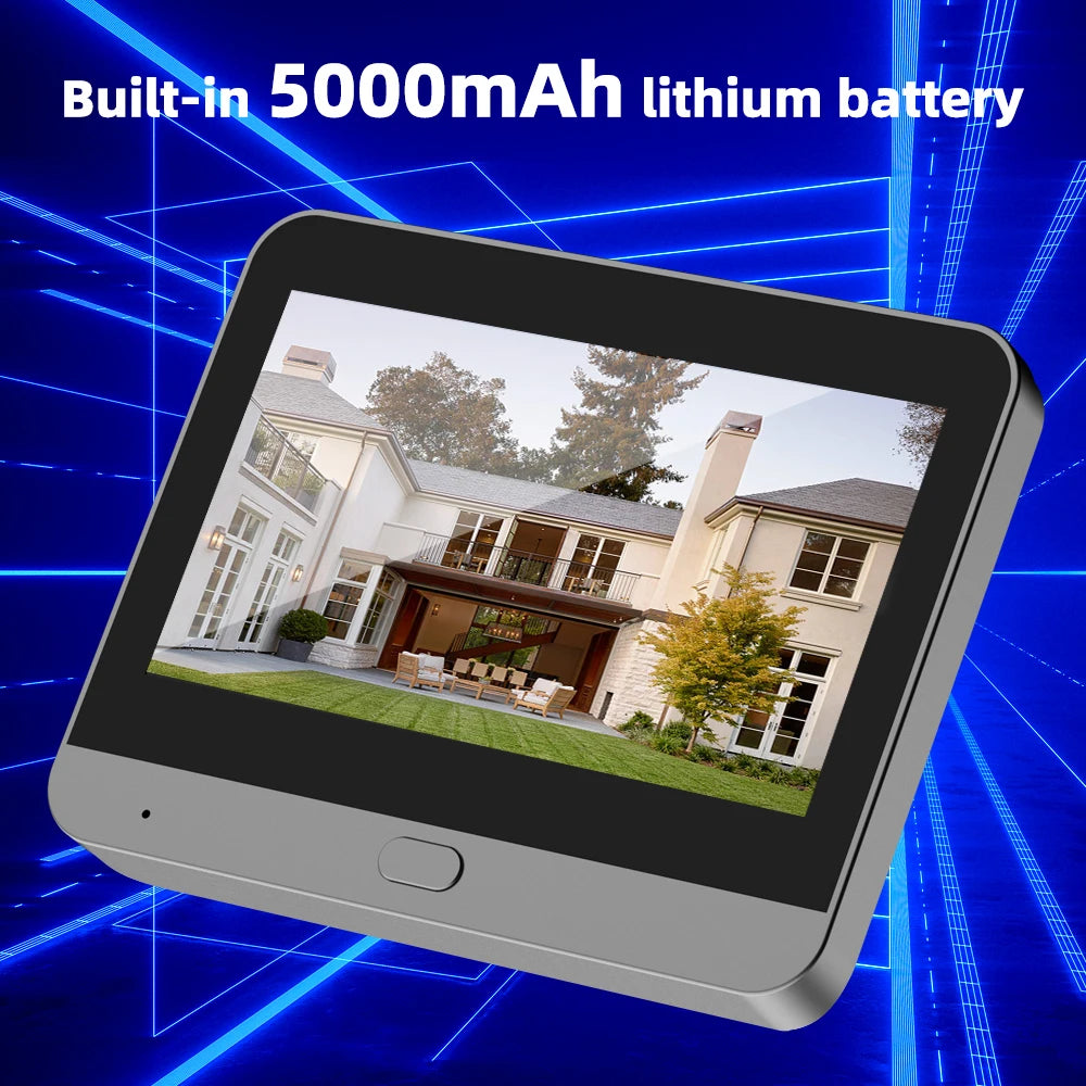 3MP Smart Peephole Door Camera