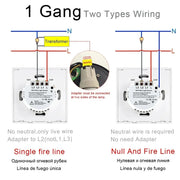 Tuya WiFi Touch Wall Switch