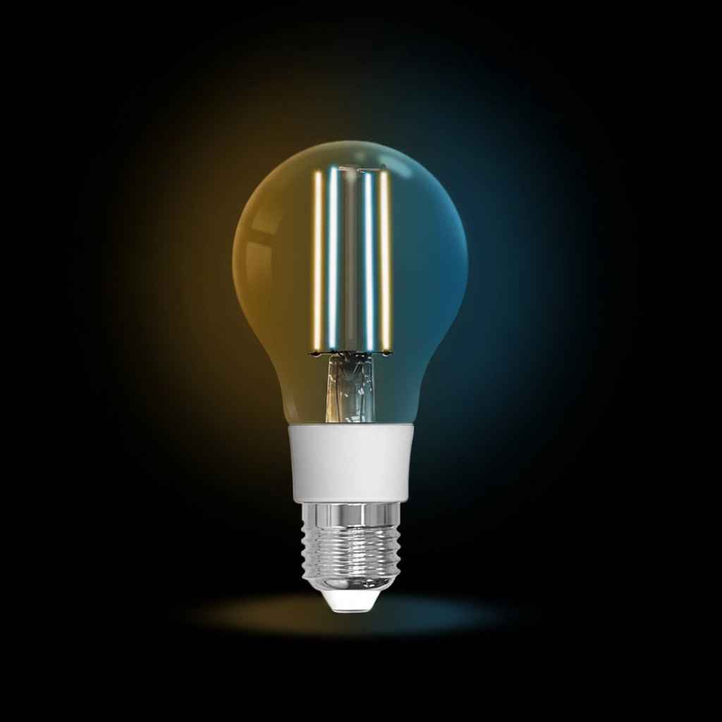 MOES WiFi Smart Filament Bulb LED Light Lamp E27 Dimmable Lighting 2700K-6500K 806Lm Tuya Alexa Google Voice Control 90-250V 7W