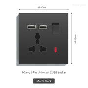 UK 20W USB-C Wall Socket