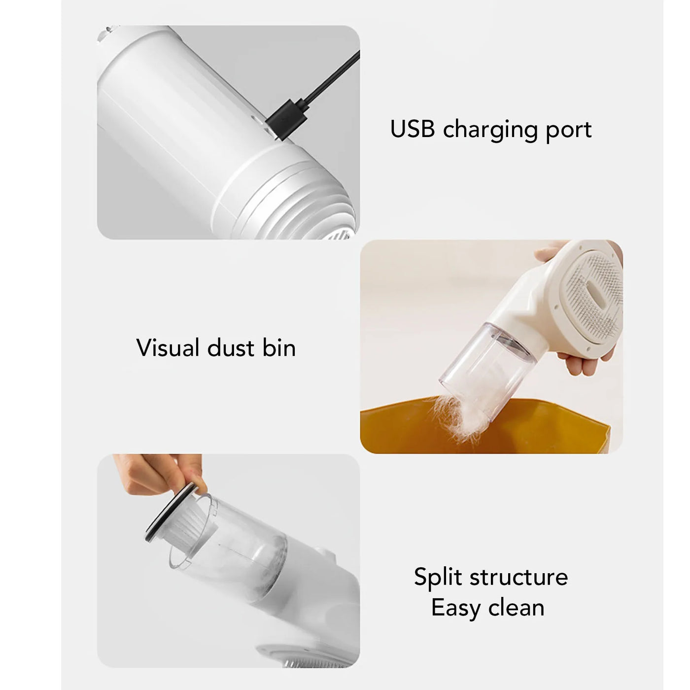 Pet Grooming Vacuum Cleaner Kit