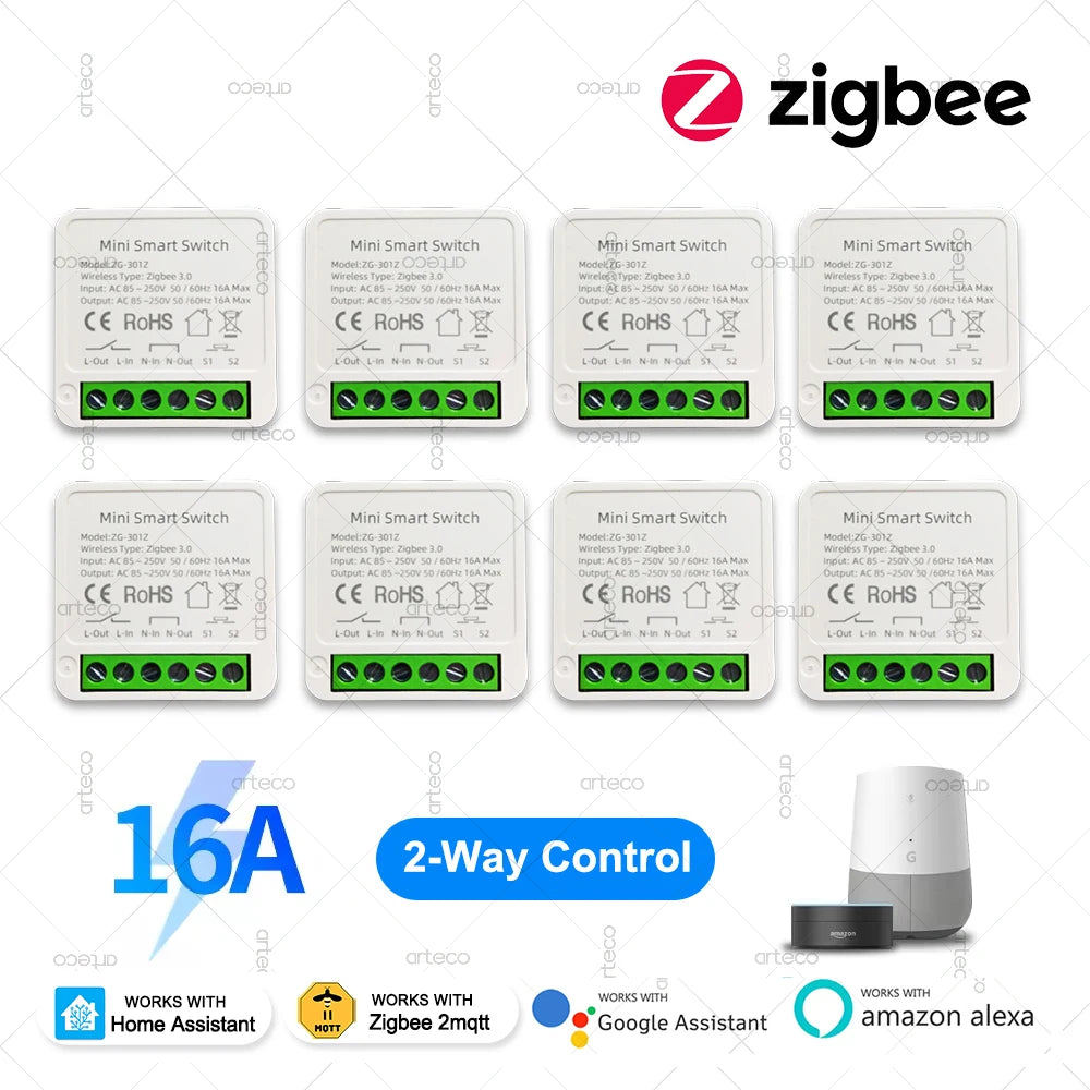Zigbee 16A Mini Relay Switch