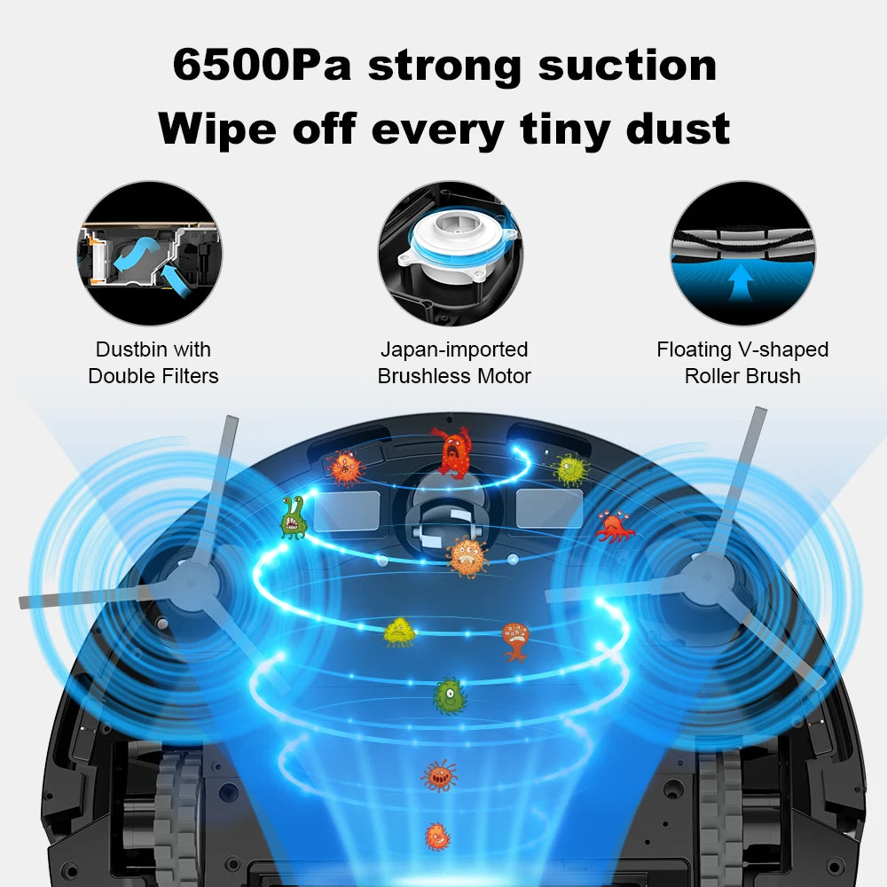LIECTROUX X6 Laser Robot Vacuum