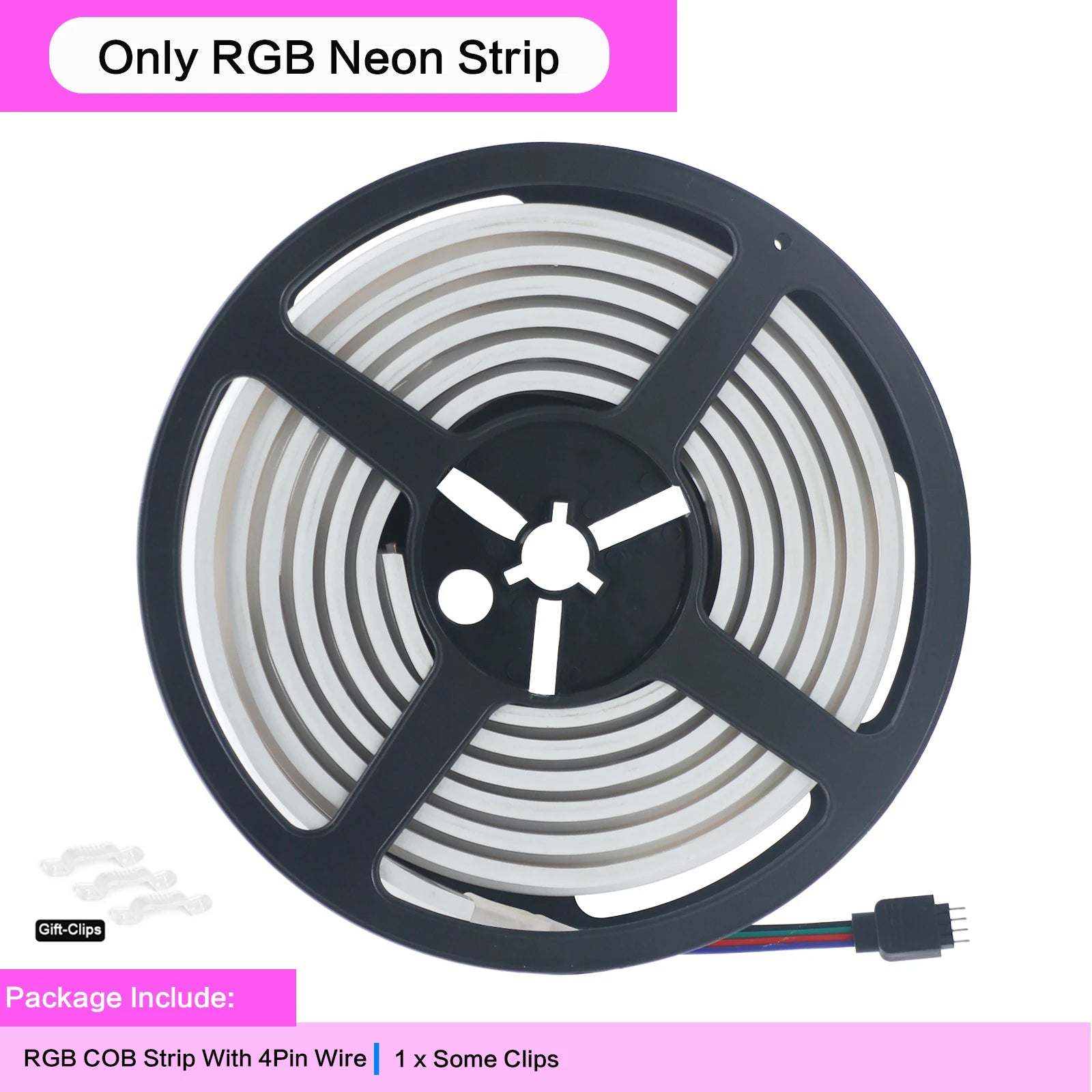 12V 24V Smart RGB COB LED Neon Strip WIFI Bluetooth App&Remote Control 576LED/m Waterproof Neon Light Indoor Outdoor Decor 1-20M