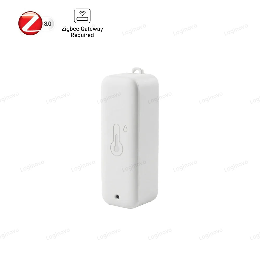 Zigbee Smart Thermometer Hygrometer IP65 Waterproof LCD Temperature Humidity Sensor Compatible With Alexa Google Home TUYA Z2M