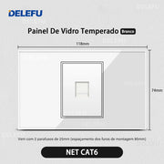 Delefu Brazil USB-C Wall Socket