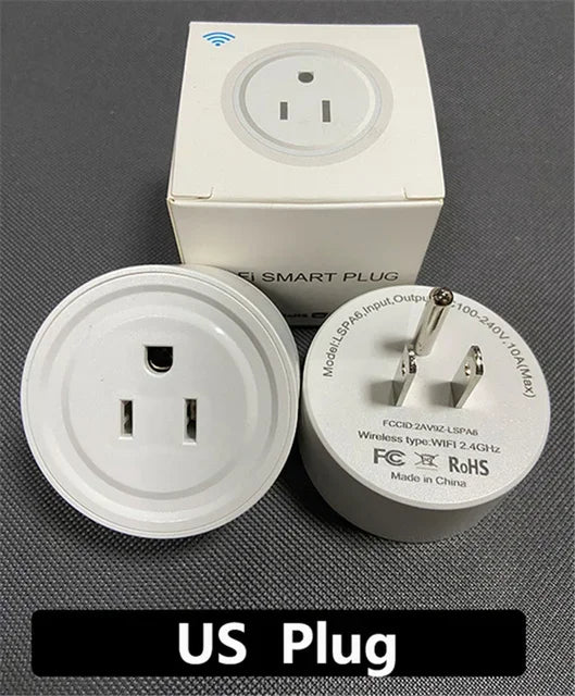 16A Tuya WIFI Plug Smart life Socket Outlet UK EU AU Brazil FR Israel IT Plug APP Remote Control Work For Alexa Google Assistant