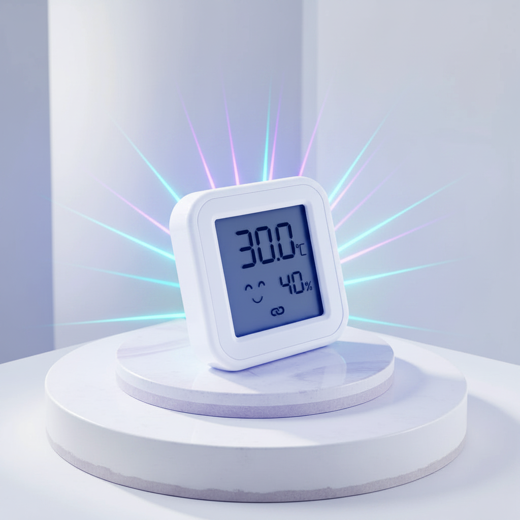 Zigbee LCD Temperature Humidity Sensor