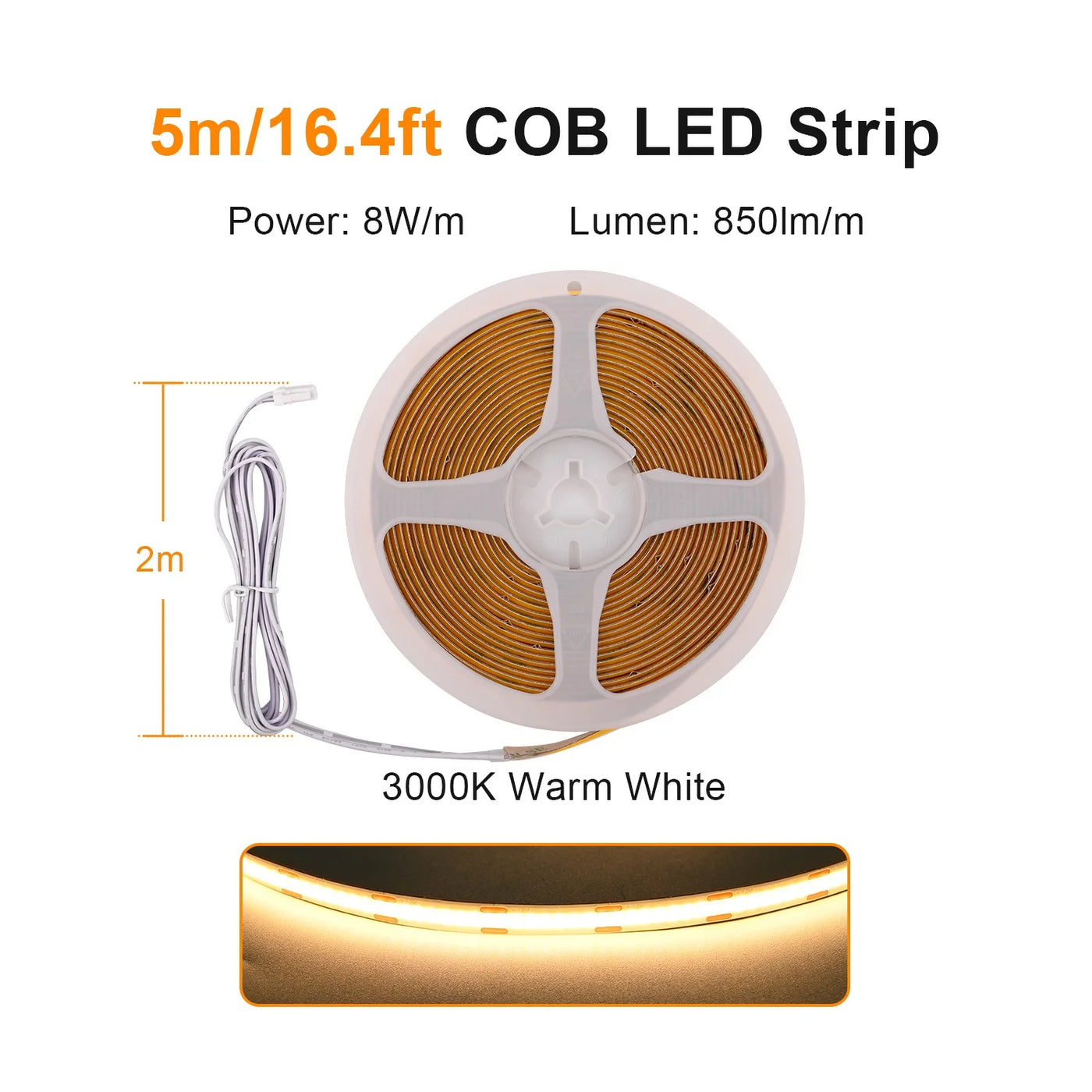 Dimmable COB Cabinet Sensor Strip