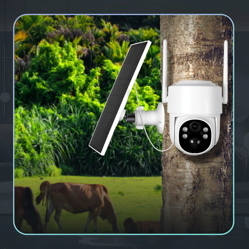 MOES Tuya 4G/WIFI 4MP Surveillance Smart Security Camera Solar Charging IP65 Waterproof Human Tracking Full Color Night Vision