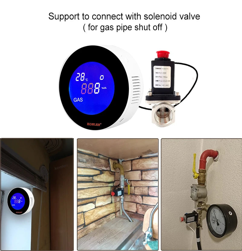Tuya Smart Gas Leak Detector