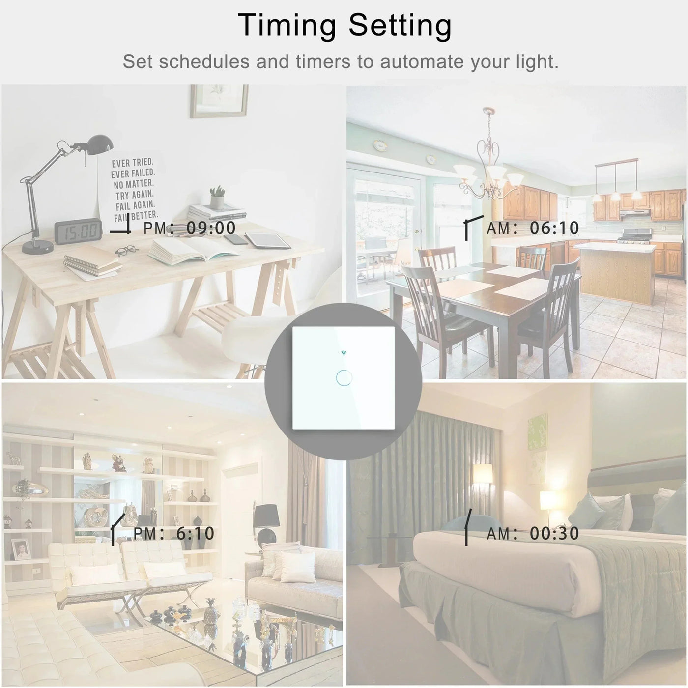 Tuya WiFi Touch Wall Switch