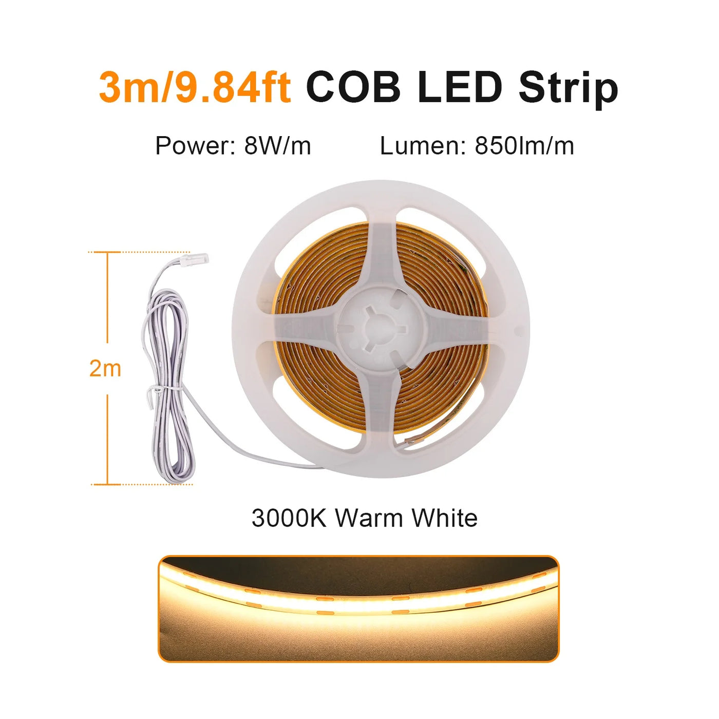 Dimmable COB Cabinet Sensor Strip