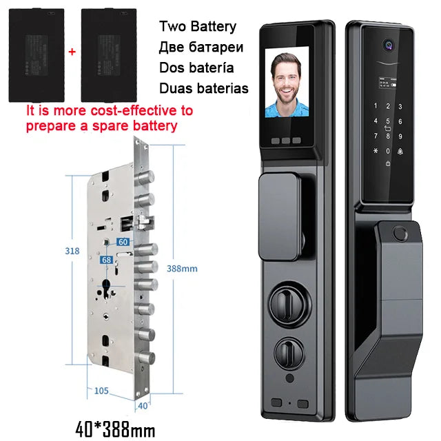 Tuya Camera Biometric Door Lock