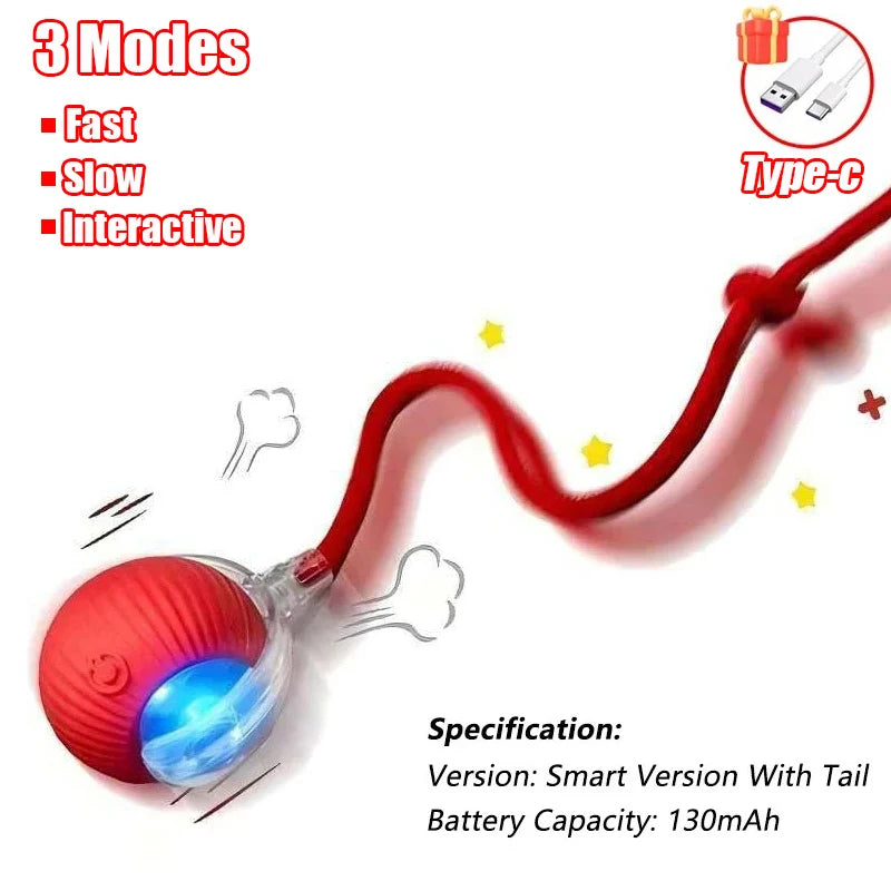 Rechargeable Rolling Cat Ball