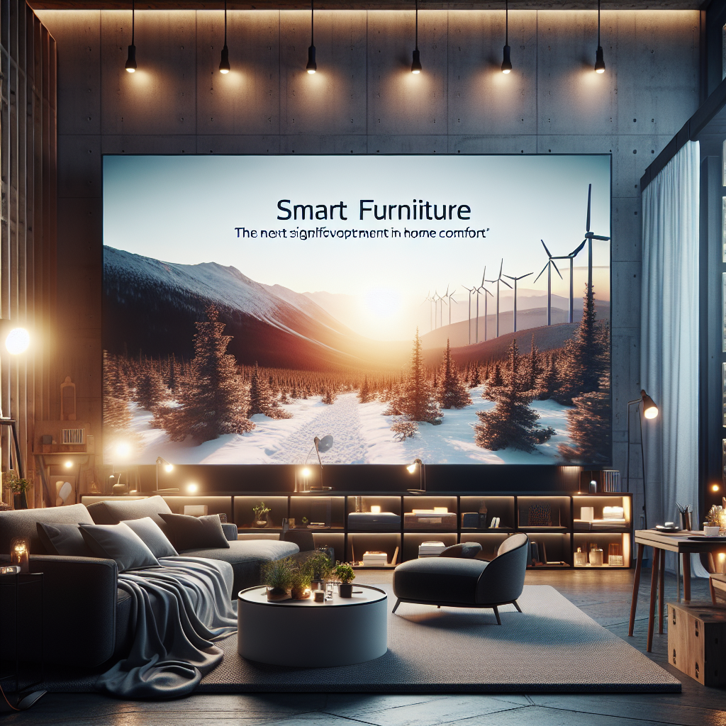 Smart Furniture: The Next Big Thing in Home Comfort